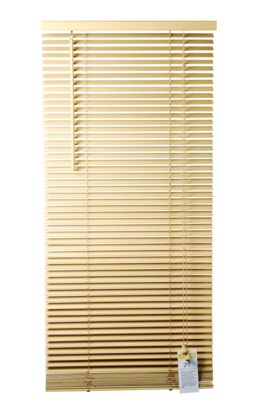 Colours by B&Q Wood Blind White Maple Effect (L)160cm x (W)120cm