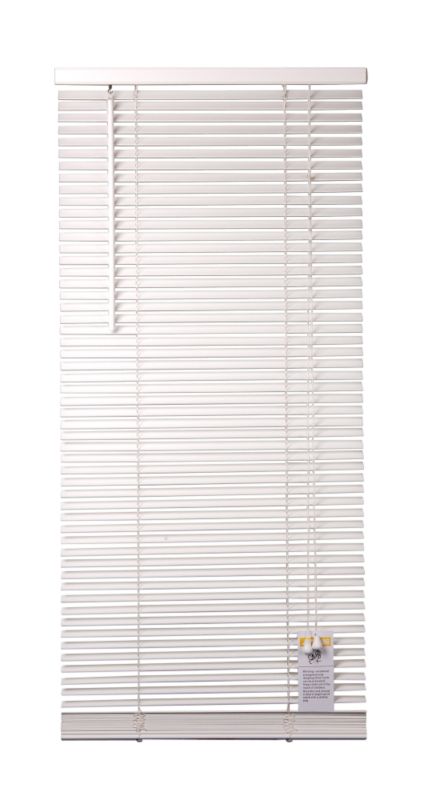 Colours by B&Q Wood Blind White (L)160cm x (W)120cm