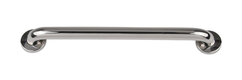 Grab Rail Stainless Steel Polished Metal 24 Inches