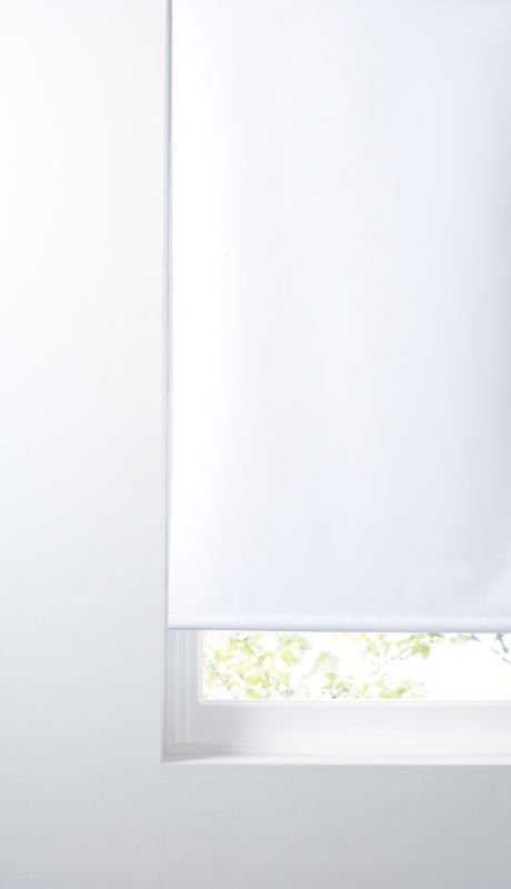 Kona Black Out White Roller Blind (180x160cm)