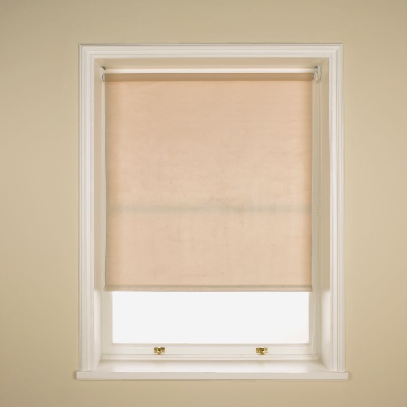 Colours by BandQ Faux Suede Roller Blind Beige