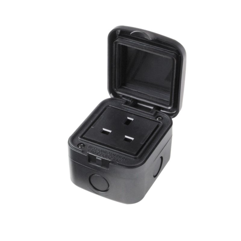 HEC Weatherproof 13 Amp Single Socket IP55