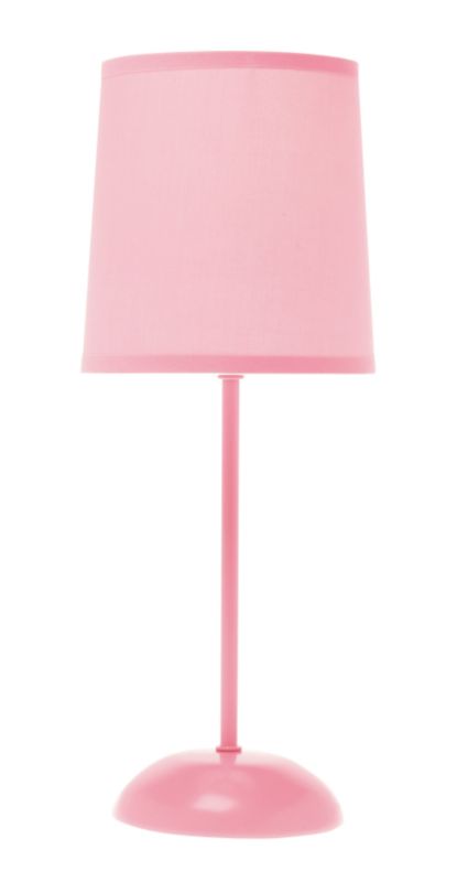 Lights by B&Q Abi Touch Lamp Pink