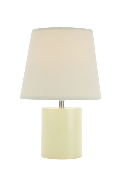 Aimee Table Lamp 65220 Cream Base White Shade