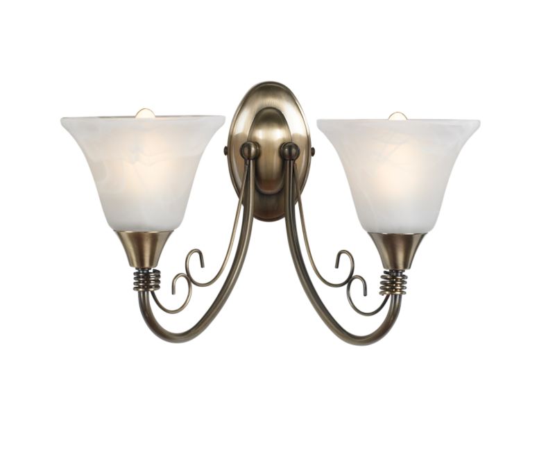 Lights By BandQ Lauren Double Wall Light