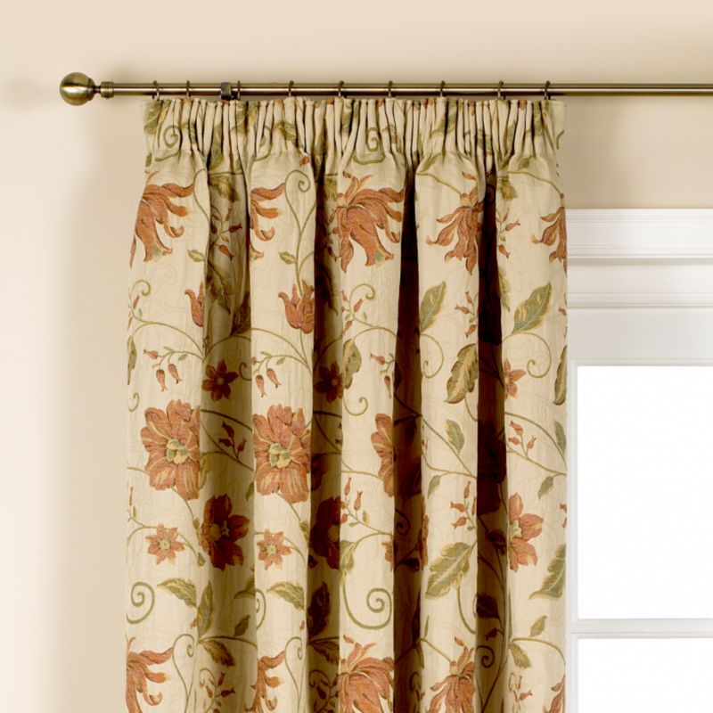 Colours by BandQ Gardenia Pleated Curtains