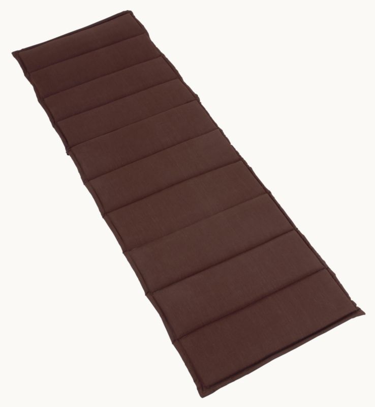 BampQ Outstanding Panama Sunbed Cushion ChocolateNatural
