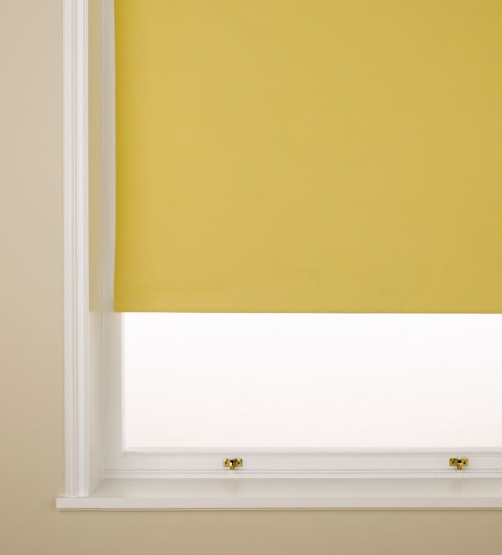 Kona Black Out Lemon Roller Blind (180x160cm)