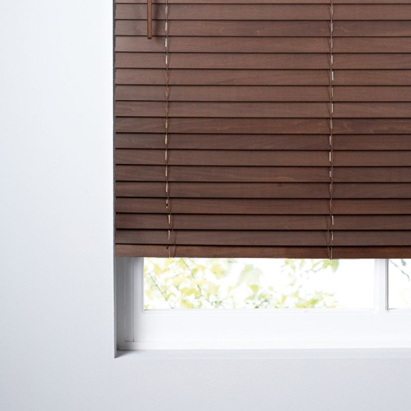 Marco Wooden Venetian Blind 50mm in Dark Brown