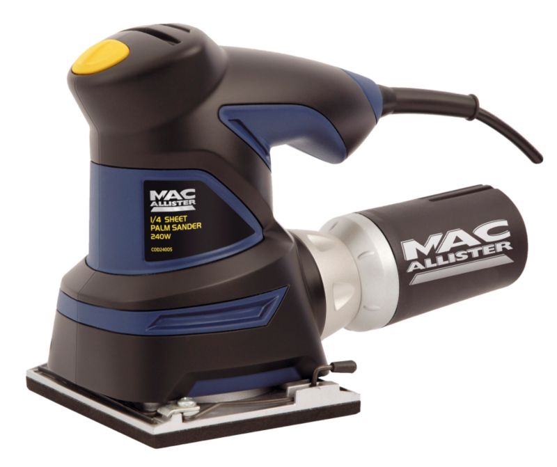 MacAllister 1/4 Sheet Palm Sander COD2400S 240W