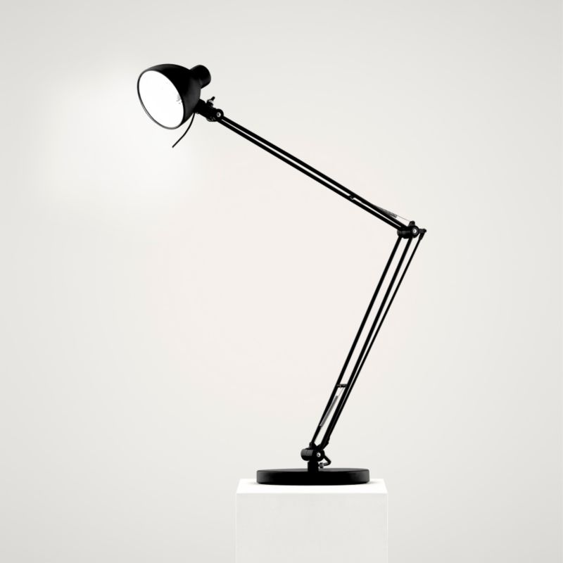 Lights by BandQ Oscar Adjustable Desk Lamp Black