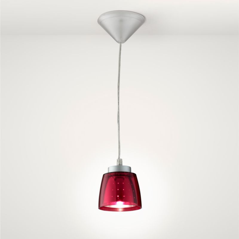Lights by B&Q Milano Pendant Red