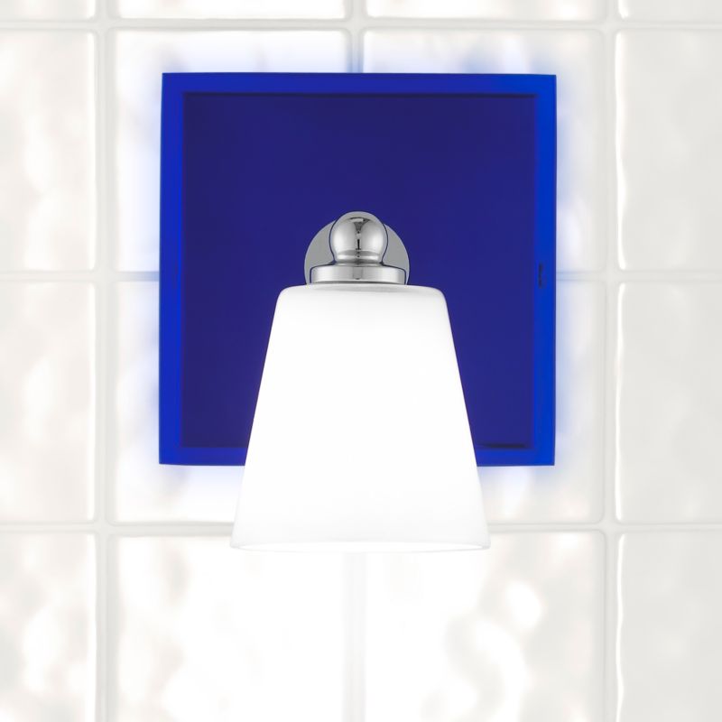Lights by BandQ Fiord Wall Light Blue with