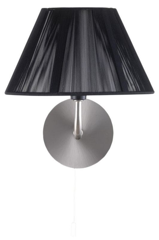 B&Q - Bombay with Pull String On/Off Black Single Wall Light customer reviews - product reviews ...