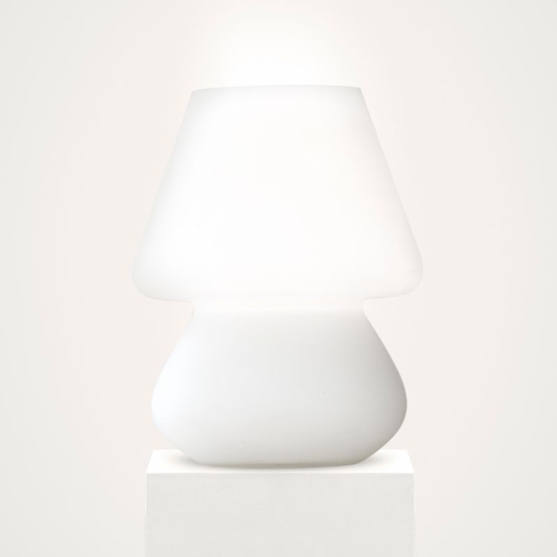 Lights by BandQ Beta Mushroom Table Lamp White