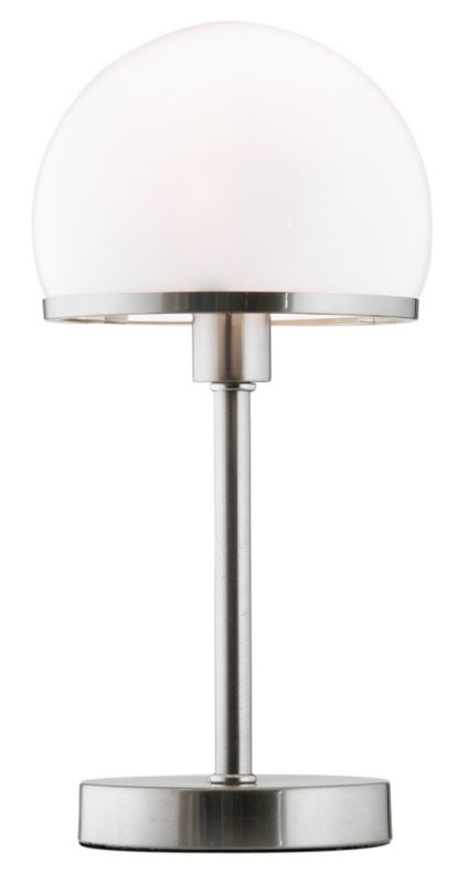 Lights by B&Q Hannau Table Lamp Silver Effect