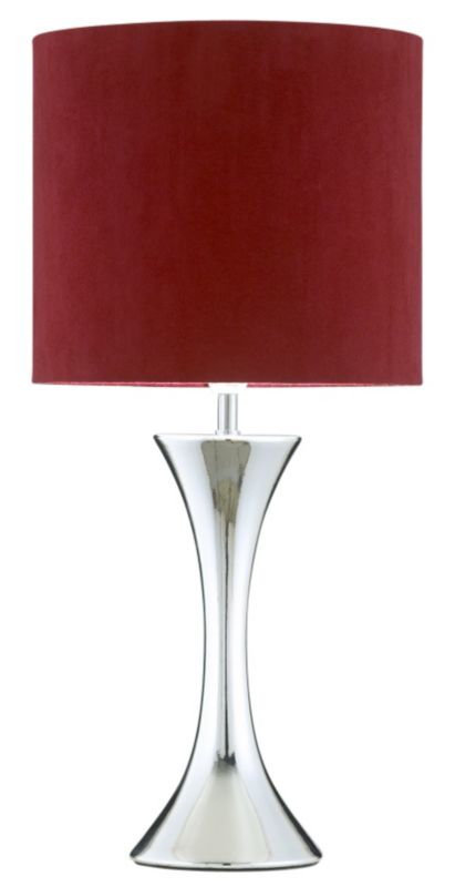 Lights by BandQ York Touch Table Lamp Red