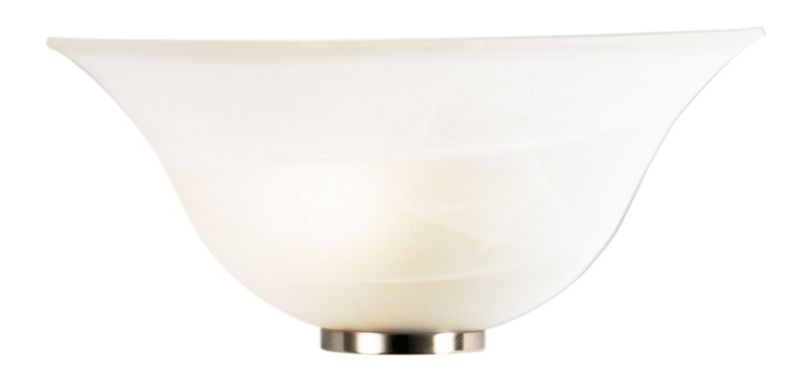 Colmar Wall Lamp With Glass Bowl Shade