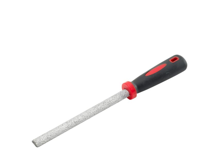 BandQ Grit Edge Tile File Silver Effect and Black
