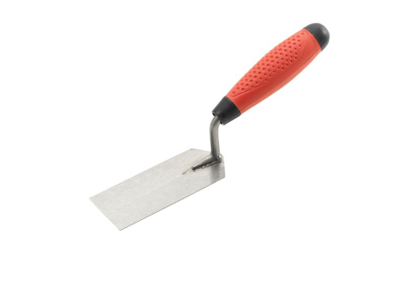 BandQ Margin Trowel Silver Effect and Red