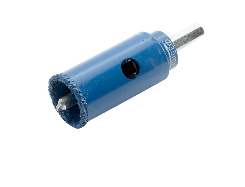 B&Q Tile Hole Saw Blue