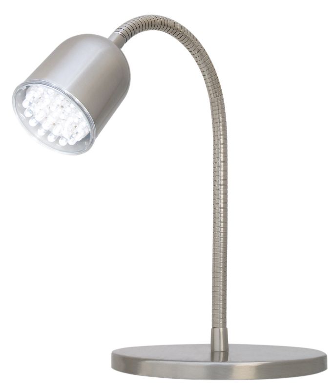 Lights by BandQ Klara LEDTable Lamp Brushed