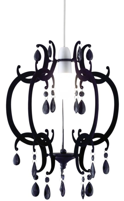 Troyes Flocked Pendant Shade