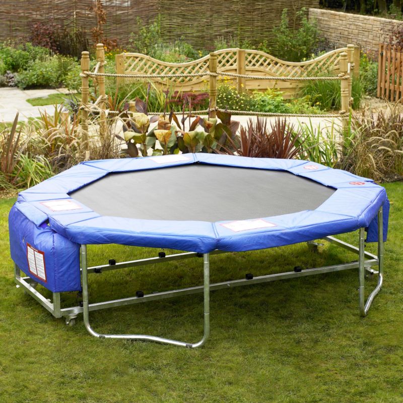 BandQ Folding 12ft Trampoline With Cover and