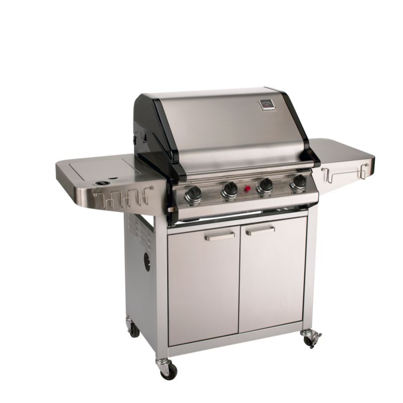 Alabama Barbecues 4 Burner Gas Barbecue With Side Burner TCG4101P