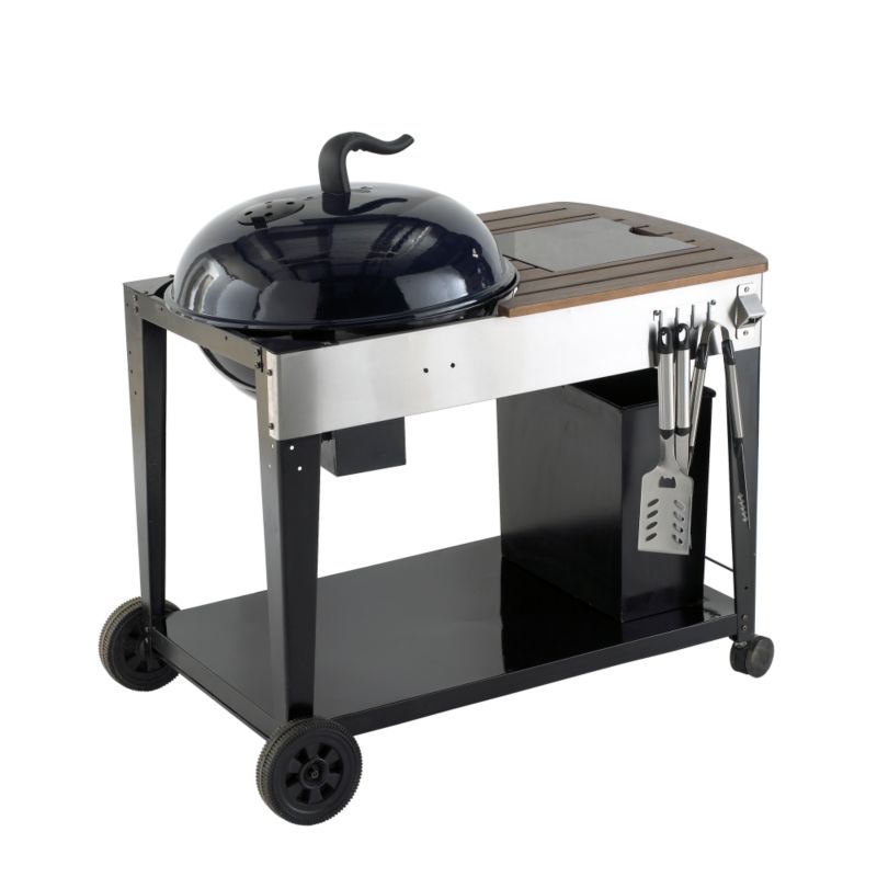 Bondi Charcoal Barbecue With Trolley CK003