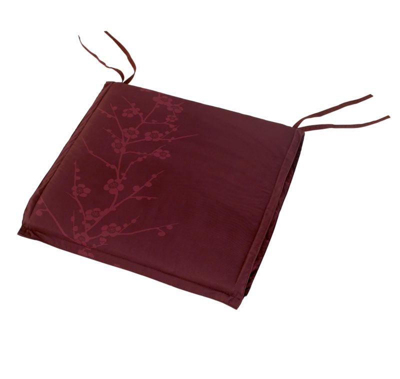BampQ Chilworth Seat Pad Oriental Blossom Pack Of 2