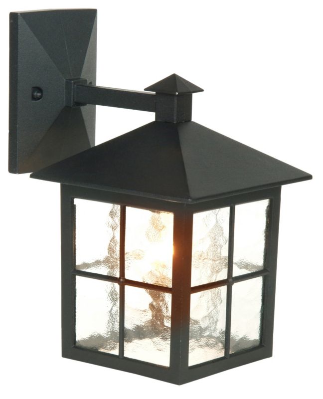 Maine Outdoor Wall Light in Black