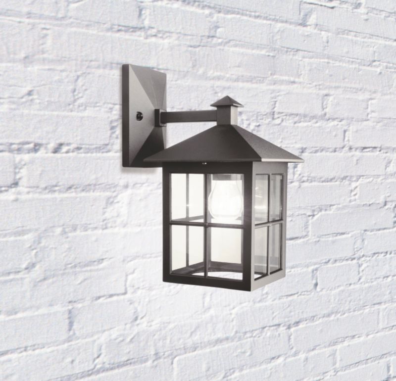 Lights By B&Q Maine Window Lantern Black