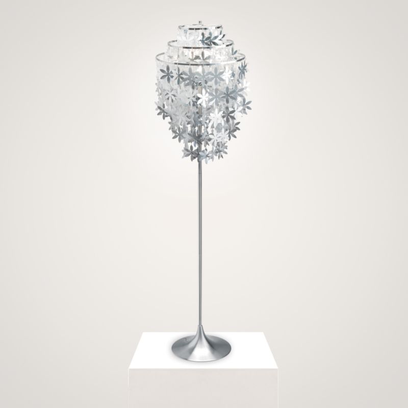 Lights by B&Q Kyra Cascading Flowers Floor Lamp