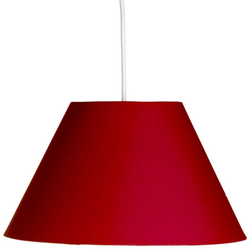 Plain Small Tapered Drum Red Shade