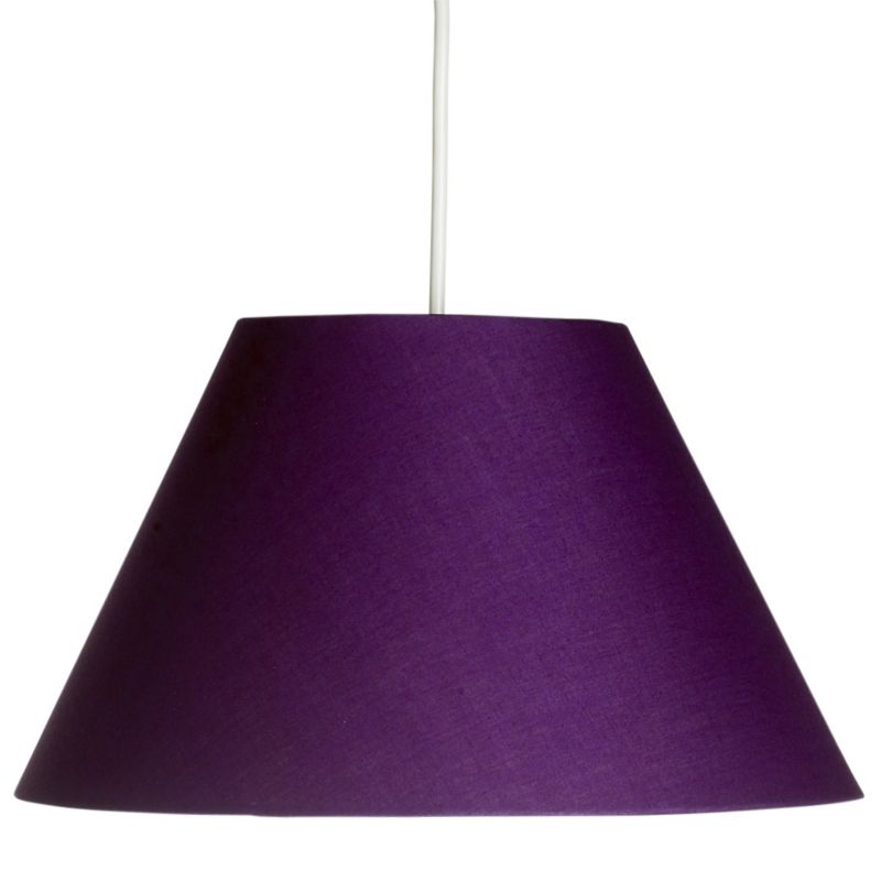 Plain Small Tapered Drum Purple Shade