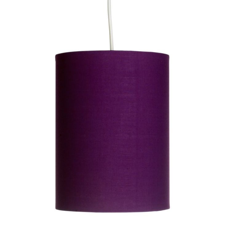 Lights by BandQ Plain Tall Cylinder Shade