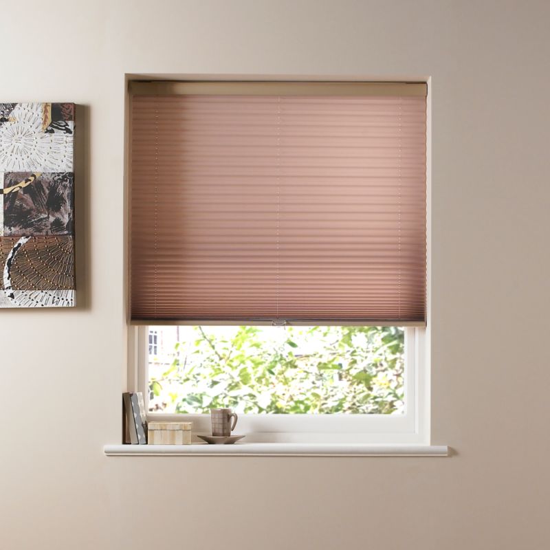 Colours Collection by BampQ Cordless Pleated Blinds Linen W 60 x L 160 cm