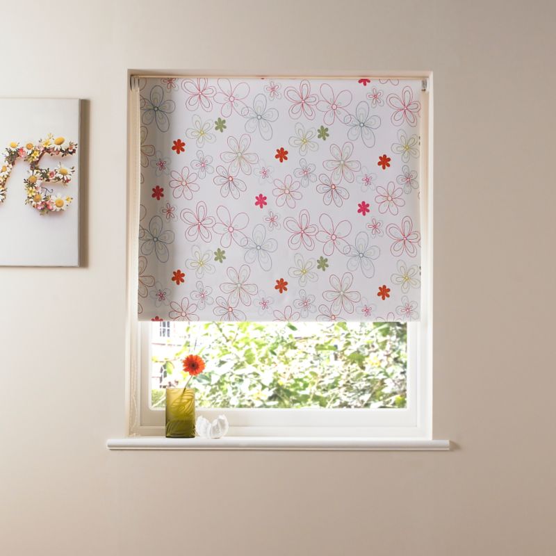 Colours by BandQ Black Out Plain Roller Blind