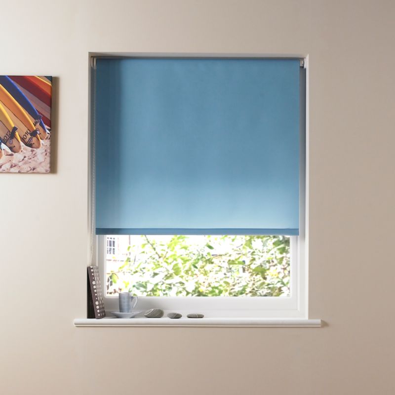 Colours by BandQ Plain Roller Blind Airforce