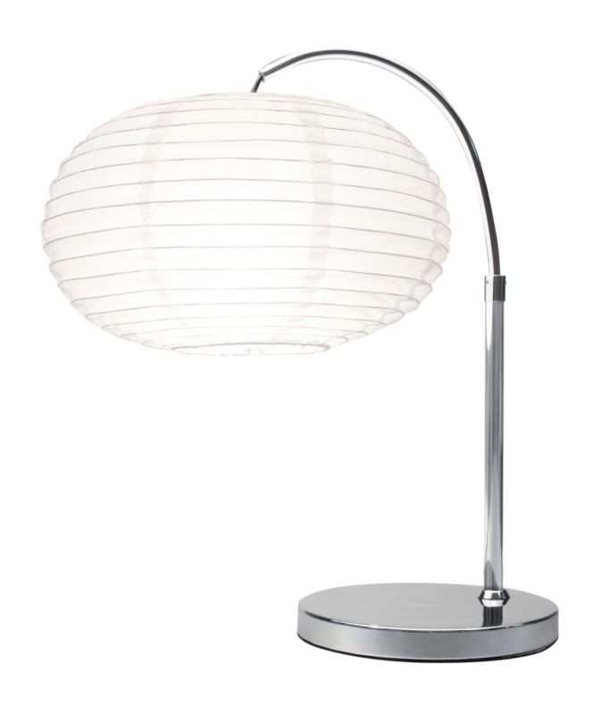 Lights by BandQ Freya Polished Chrome Table Lamp