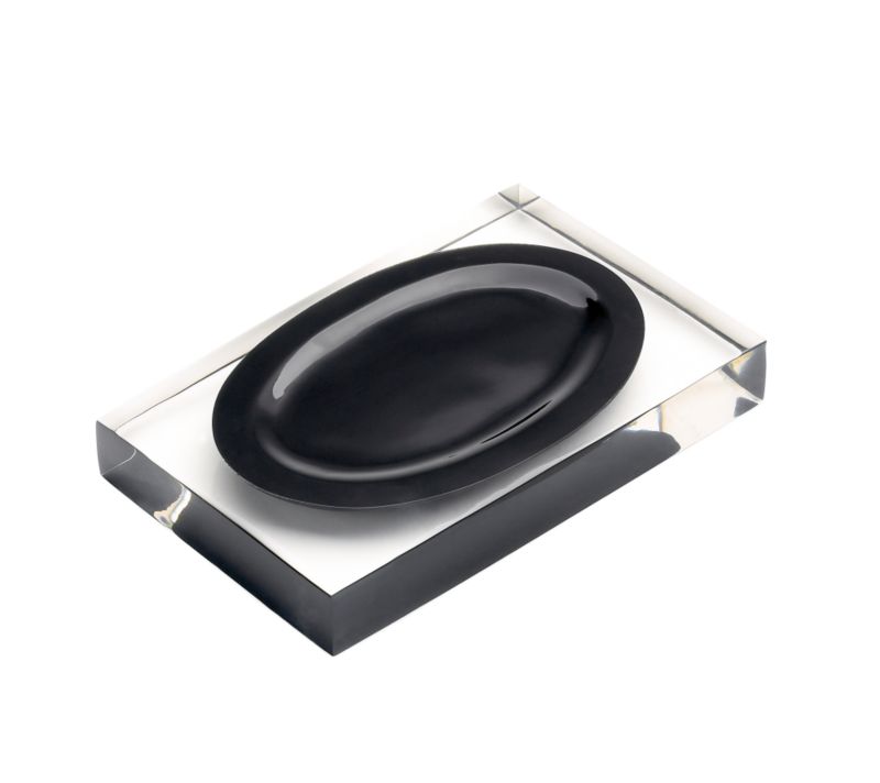 Linear Soap Dish Black