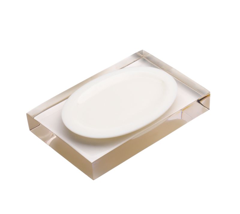 Linear Soap Dish White