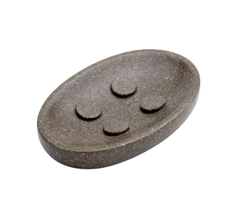 Unbranded Tranquillity Soap Dish Brown Stone