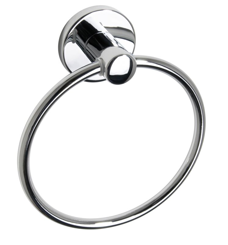Cirque Towel Ring Chrome Effect