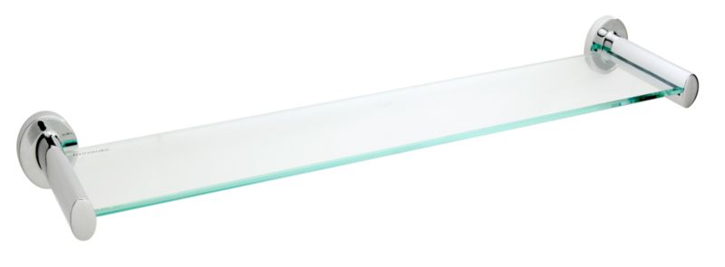 Ultimo Glass Shelf Chrome Effect