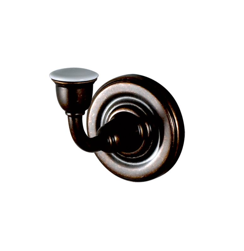 Verity Single Robe Hook Bronze Effect