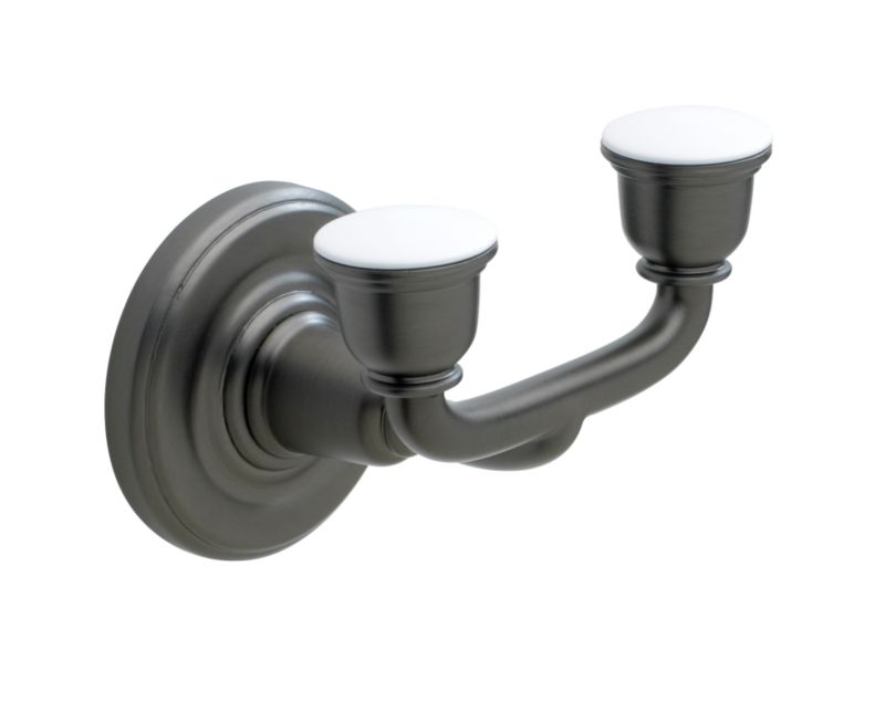 Verity Double Robe Hook Black