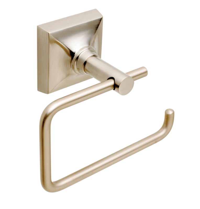 Eclipse Toilet Roll Holder Brushed Nickel Effect