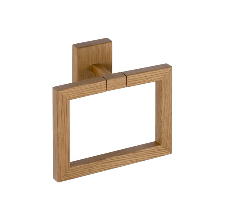 Solid Oak Towel Ring